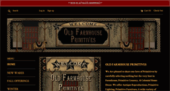 Desktop Screenshot of oldfarmhouseprimitives.com