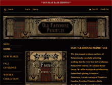 Tablet Screenshot of oldfarmhouseprimitives.com